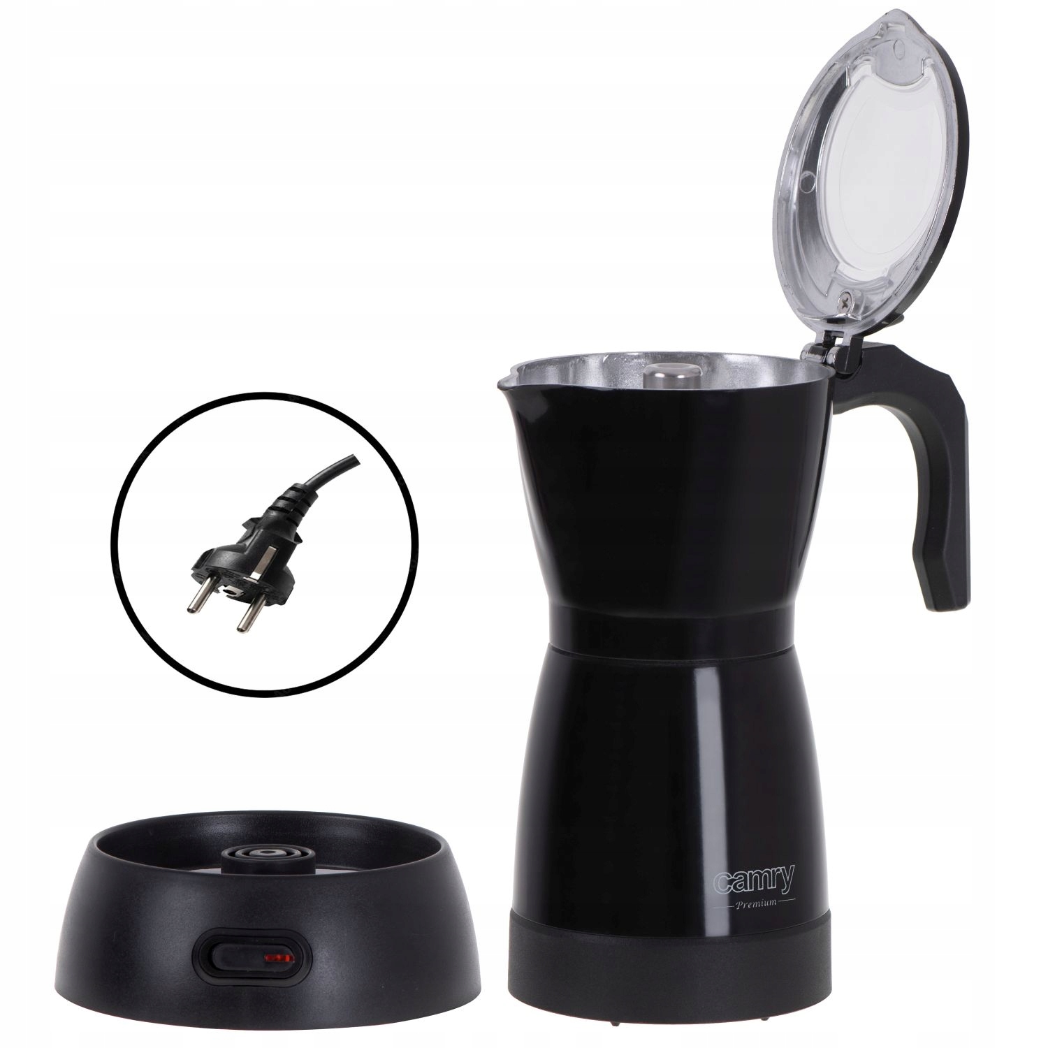 KAWIARKA ELEKTRYCZNA ZAPARZACZ DO KAWY ESPRESSO STYLOWA POJEMNOŚĆ 300ml Rodzaj kawiarka