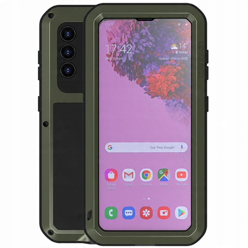 

Etui + szkło do Galaxy S21, pokrowiec, Love Mei P