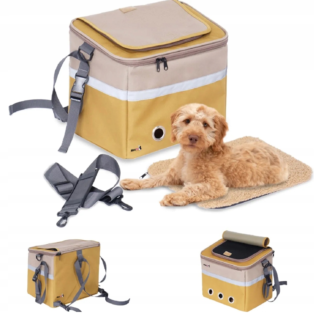 Torba na rower plecak transporter fotelik auta dla psa kota kosz na rower