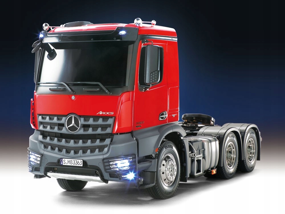 Mb Arocs 3363 6x4 Classic Red Rtr Tamiya 23802