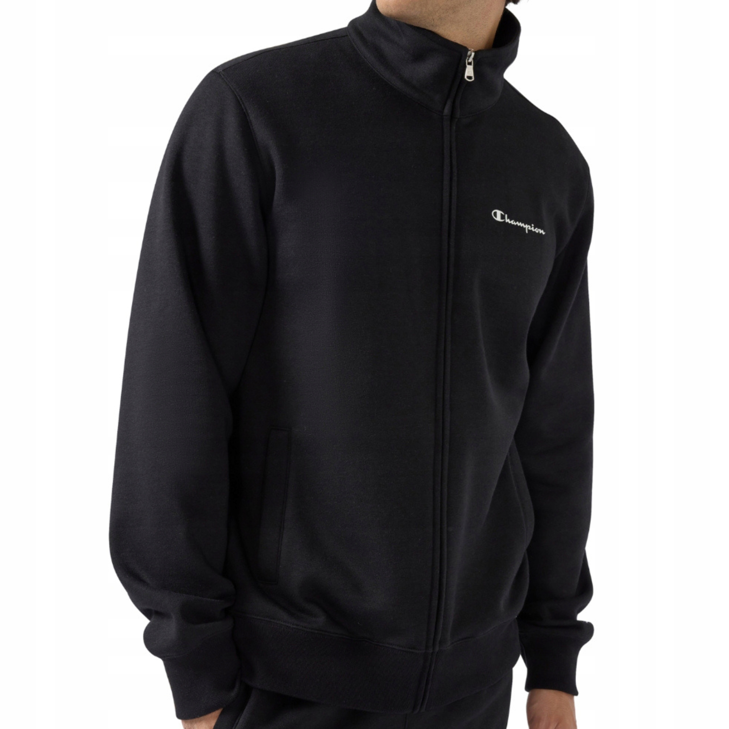 Champion Męska Młodzieżowa Bluza Bawełniana Rozpinana 221786-KK001