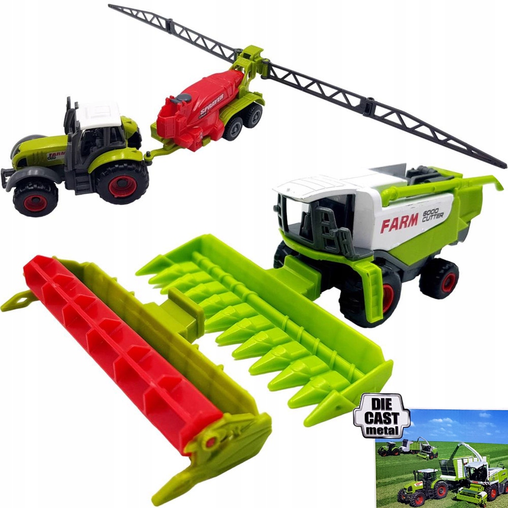 МАЛИЙ ФЕРМЕРСЬКИЙ НАБІР СІЛЬСЬКОГОСПОДАРСЬКИХ МАШИН 22 ЕЛЕМЕНТИ Без ефектів