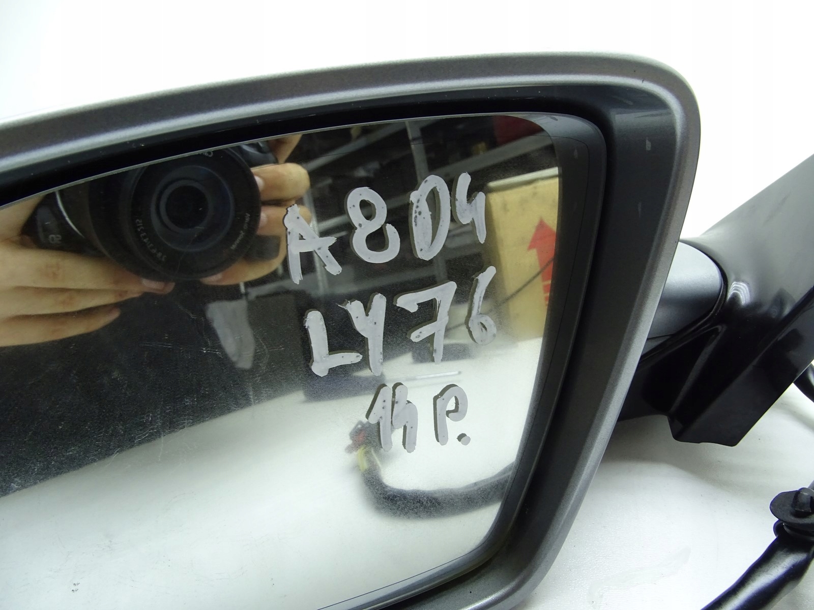 mirror exterior left AUDI A8 D4 4H 14 PIN LY7G