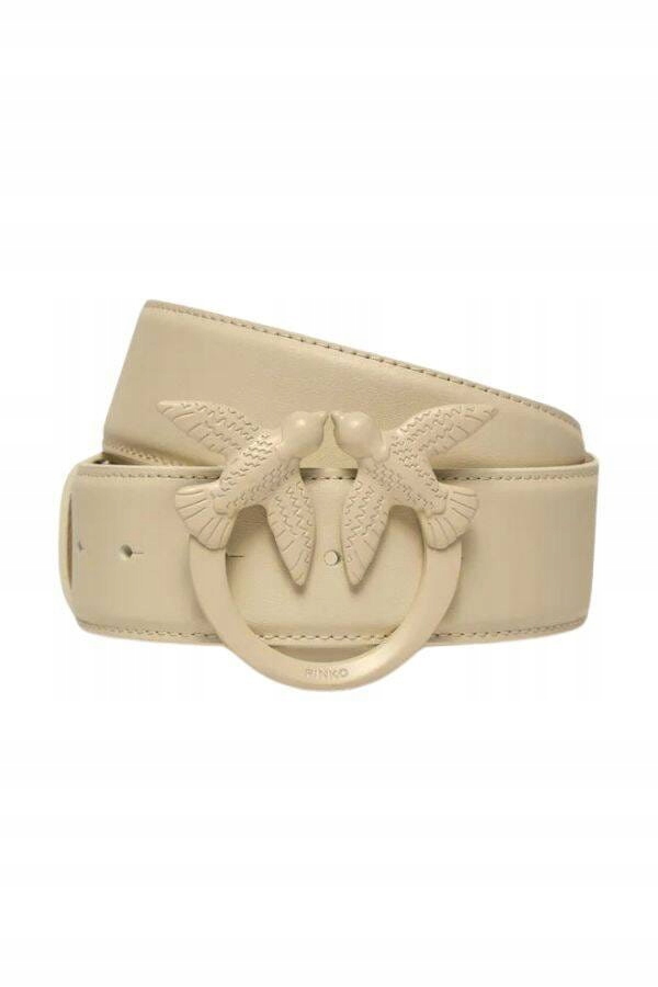 Dámský Pásek Pinko Love Berry H4 Belt PLT01 100120 A1K2 béžový Belt: Xs