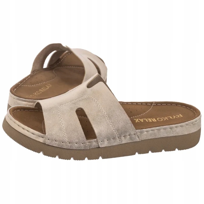 Dámské boty Nazouváky Ryłko Platinové T1GI6_V_ _4TR Zlaté