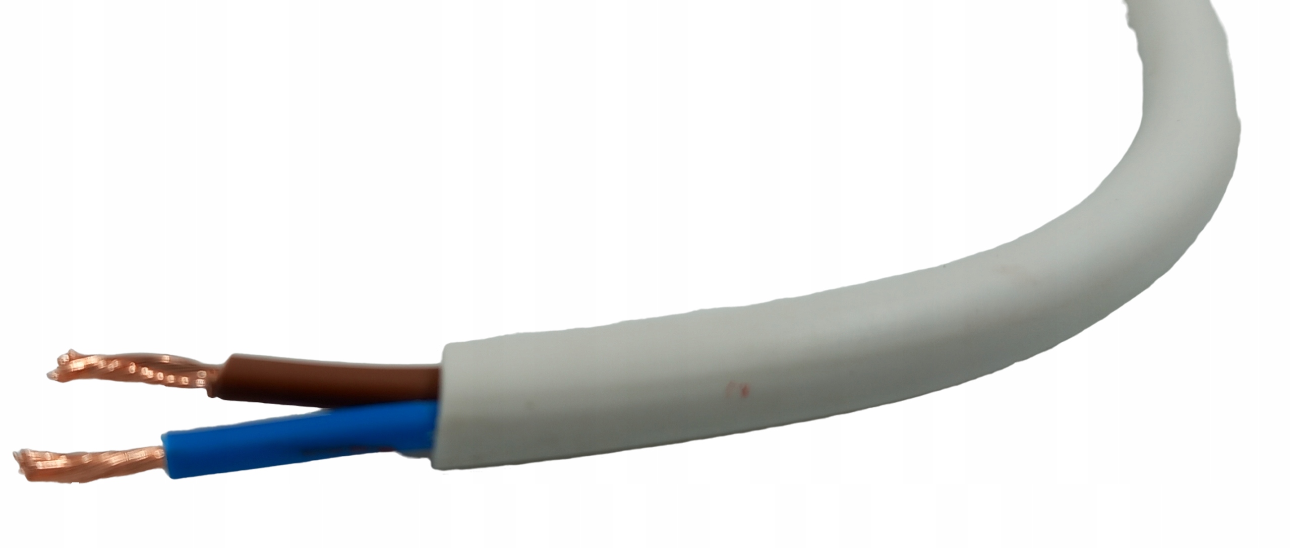 Przewód kabel linka OMY 2x0,75 300/300V 1m