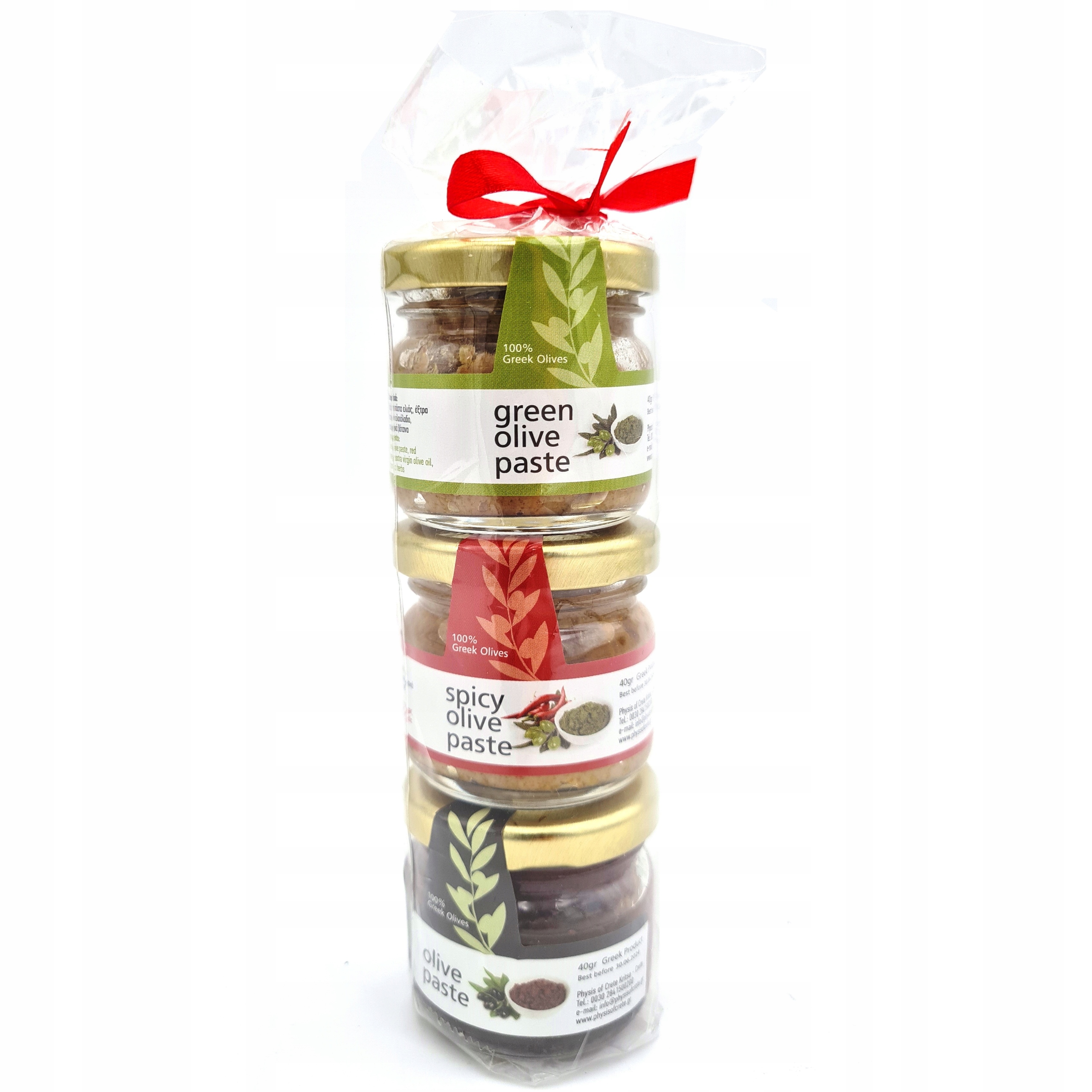 

Pasta z Oliwek Grecja różne smaki 3 x 40g