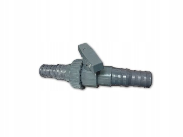 Zawór kulowy PVC na wąż 32/38 mm