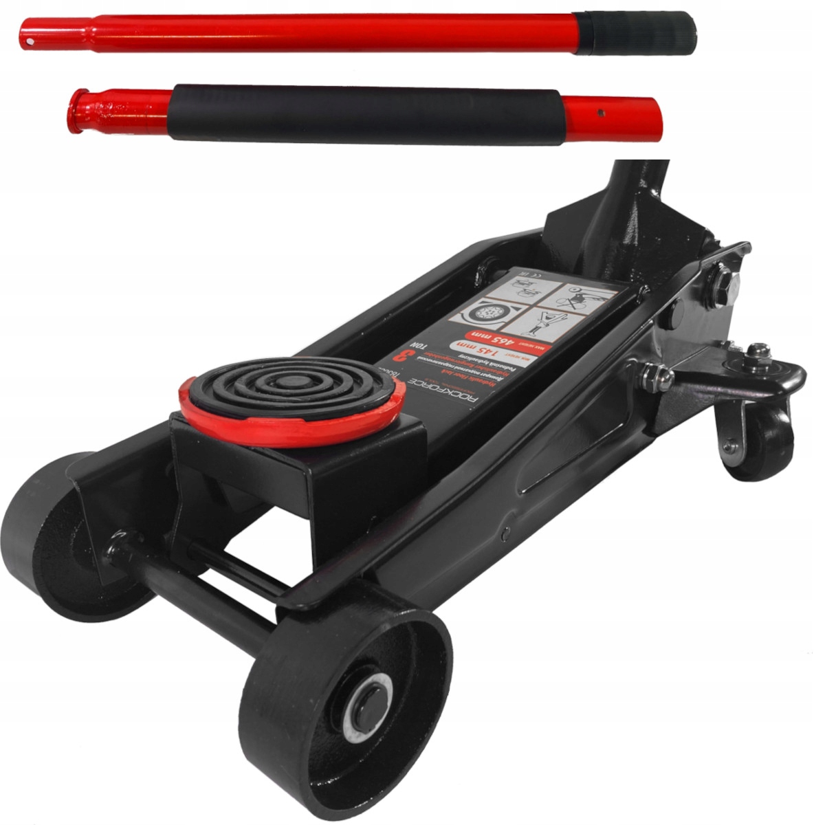 PODNOSNIK HYDRAULICZNY ZABA 3T LEWAREK GUMA