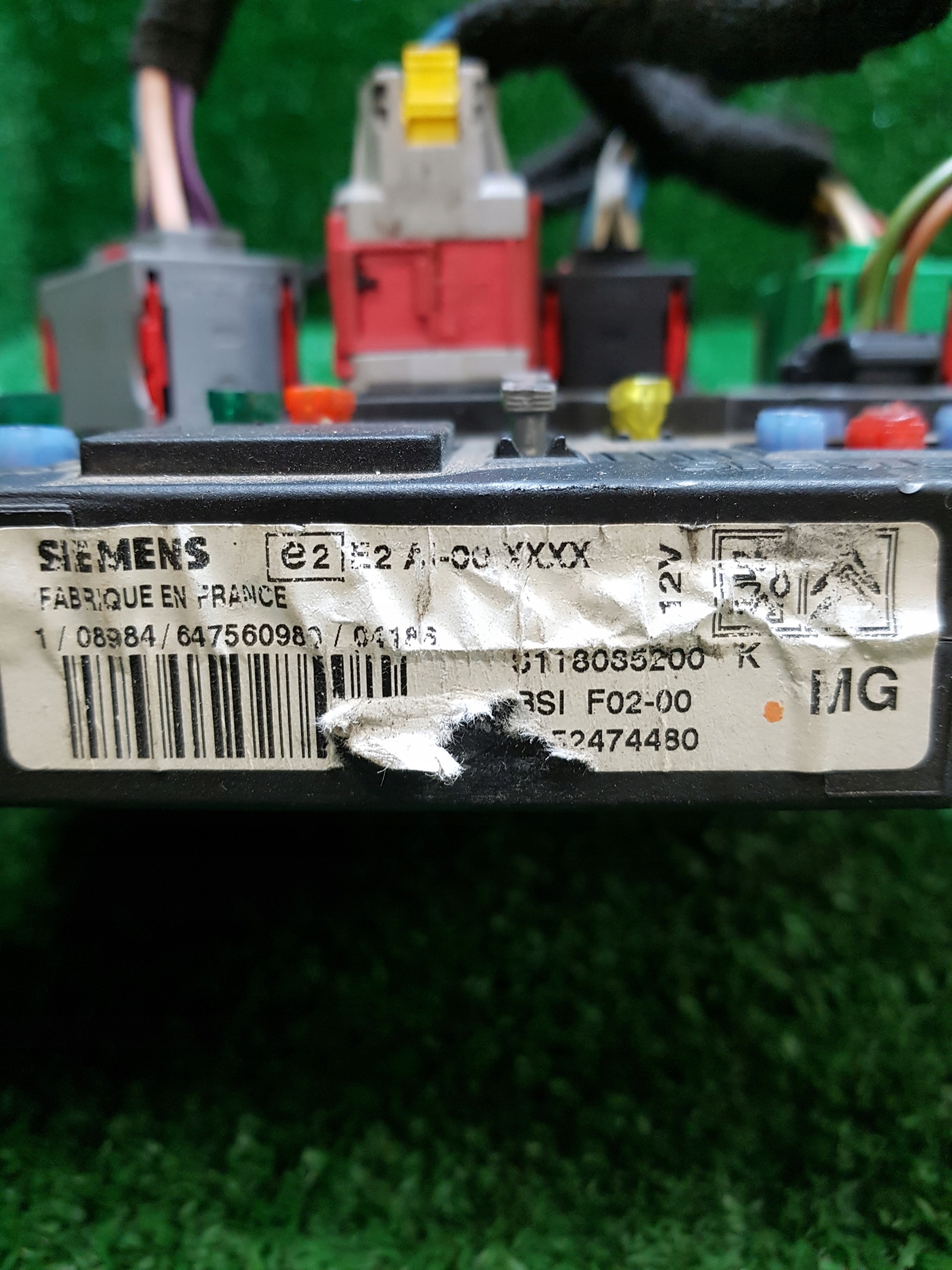 control unit module BSI CITROEN C3 9652474480