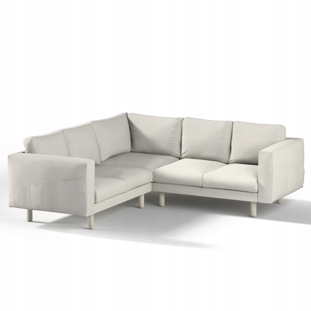 Dekoria potah na rohovou pohovku Norsborg pro 4 osoby Ikea šedý