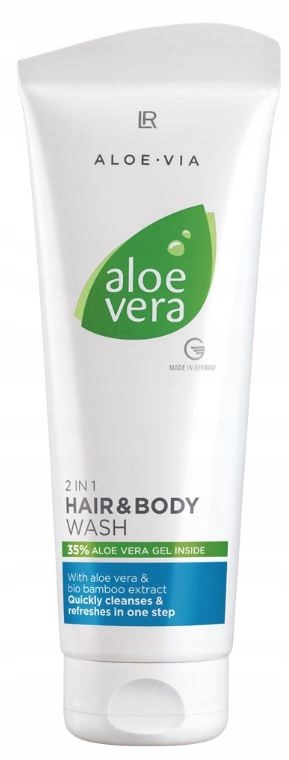 Lr Šampon gel na vlasy a tělo 2v1 35% Aloe Vera a bio bambus 250ml