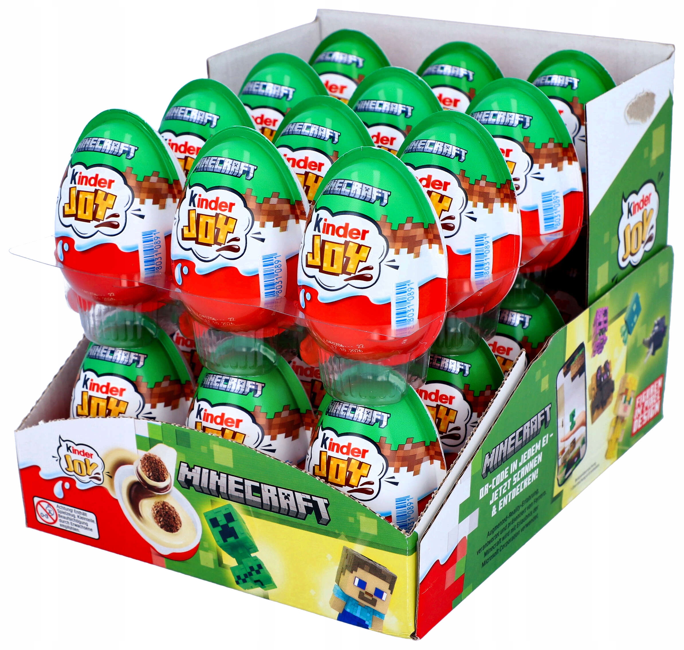 24x Kinder Joy jajko Minecraft 20g z figurką zabawką