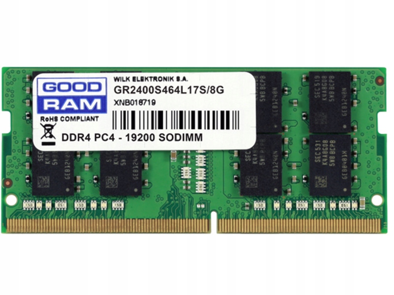 

Pamięć Ram Goodram 8GB 2400MHz GR2400S464L17S/8G