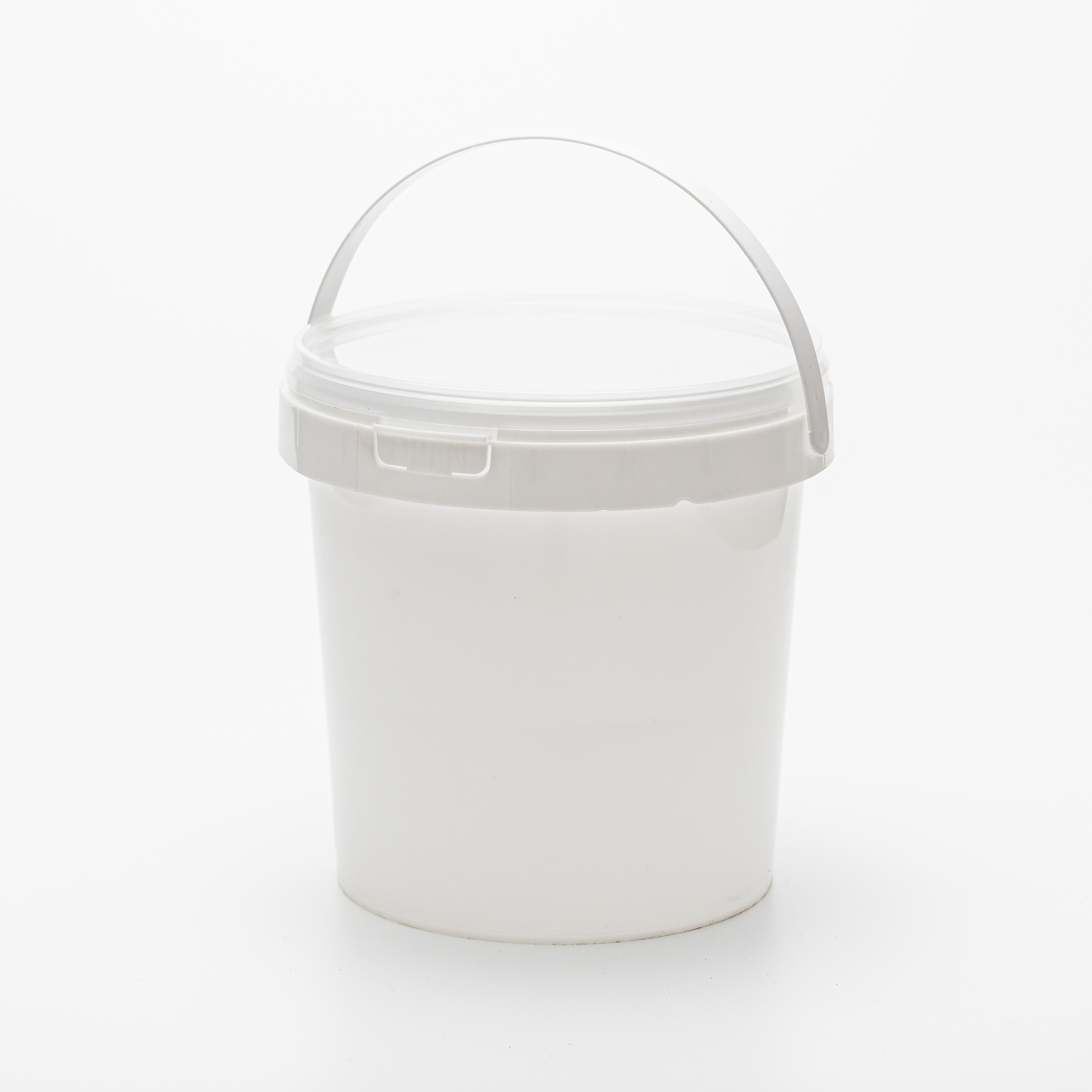 Wiadro Wiaderko mleczne okrągłe 1 litr ATEST