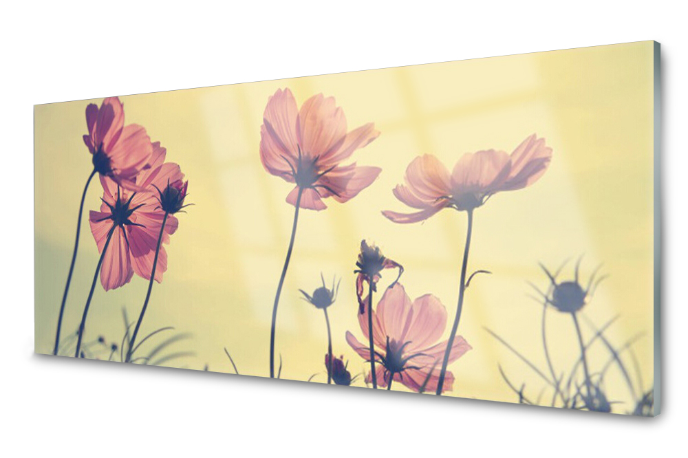 

Panel szklany do kuchni Kwiaty Roślina 125x50