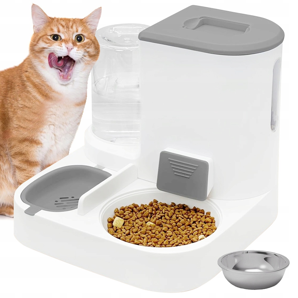 Levně Automat Na Krmení, Plast, Voda A Krmivo, Miska 2200 ML