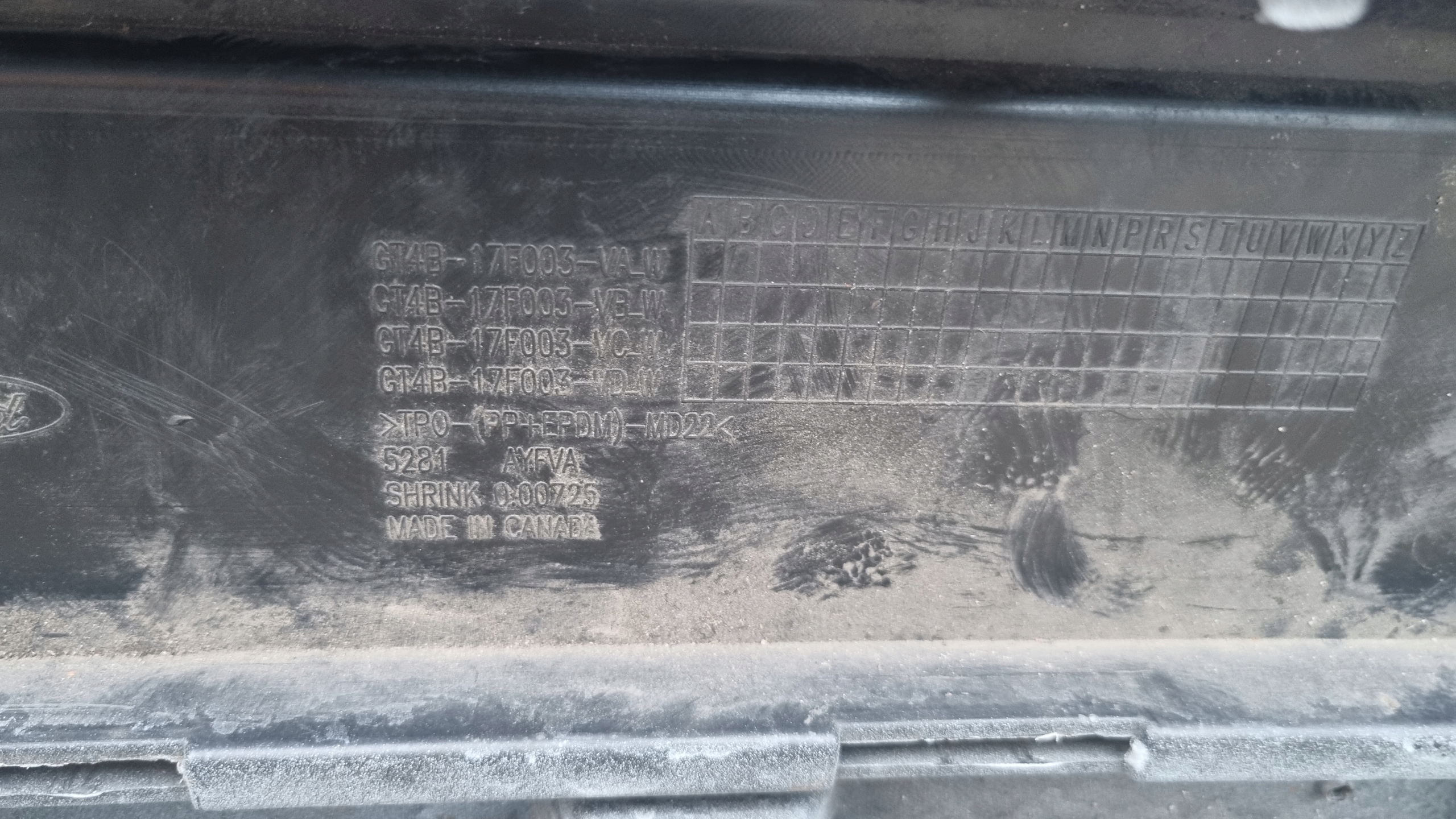 бампер передний FORD Edge 2014 2015 2016 2017 2018