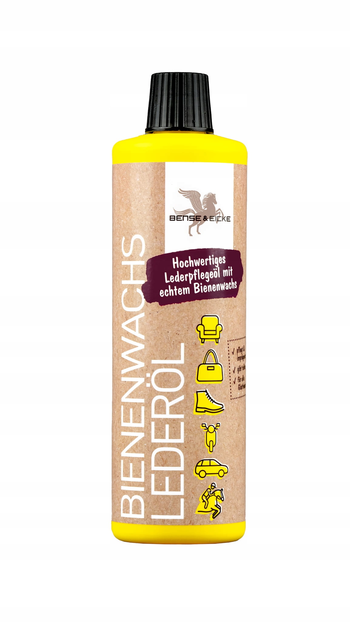 Olej do skór Bense & Eicke Bienenwachs Lederol 500ml
