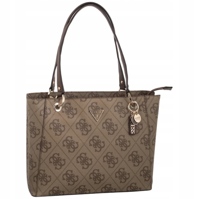 Velká nákupní taška Guess Noelle II Tote HWSO96 Latte Hnědá