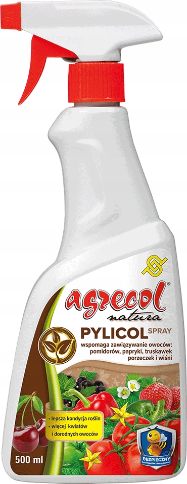 PREPARAT DO ZAPYLANIA POMIDORÓW PAPRYKI TRUSKAWEK Pylicol 500ml Agrecol EAN (GTIN) 5902341007197
