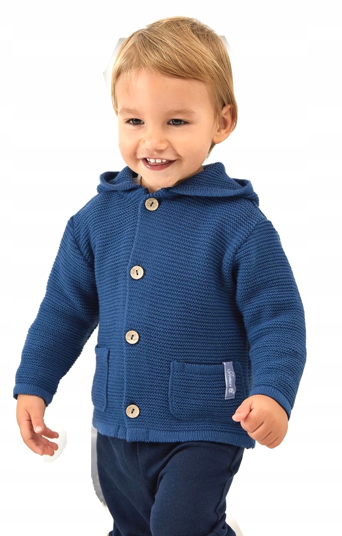 

1730_Dziecięcy sweterek kapturkiem rozm_ 98 jeans