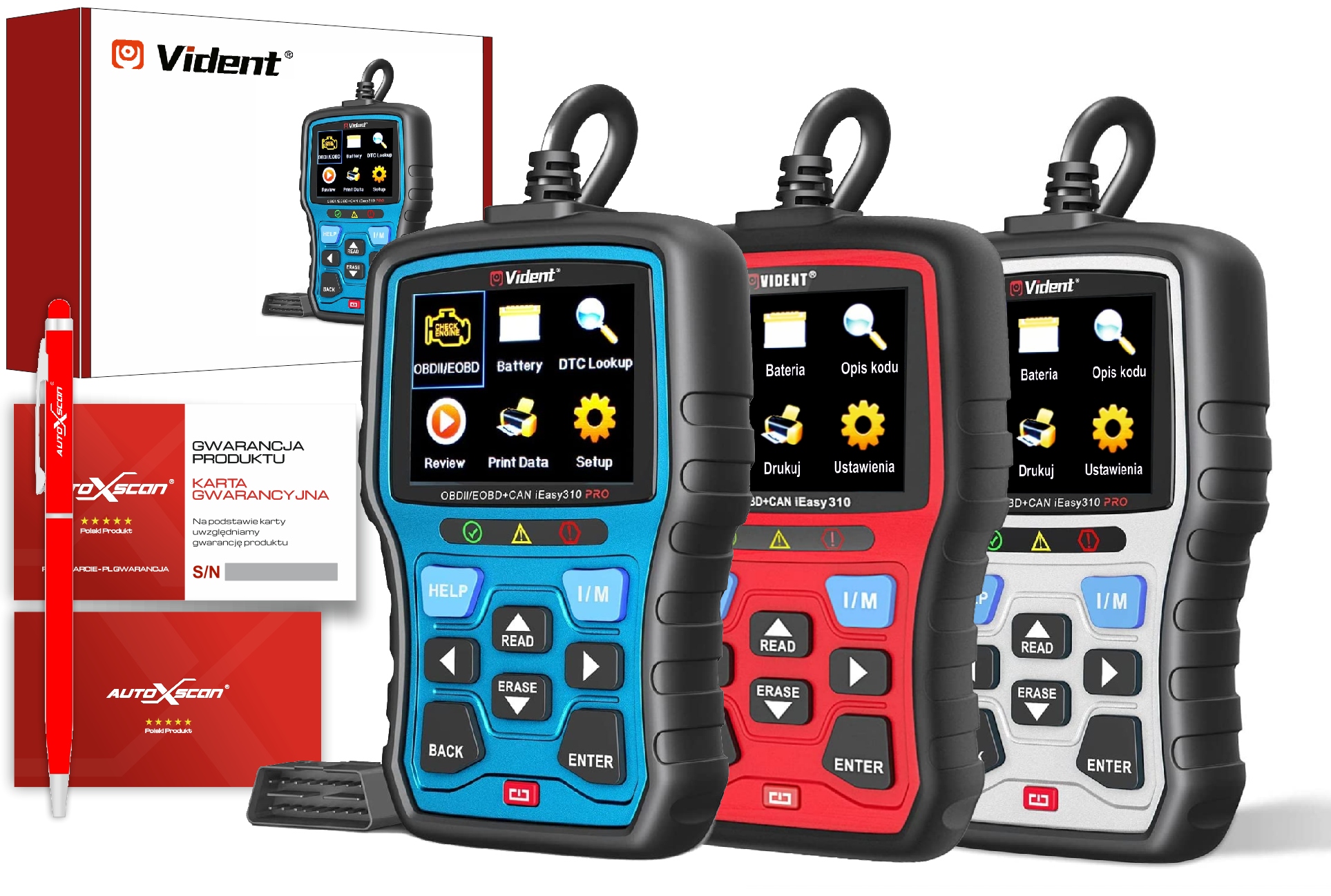 

Tester Diagnostyczny OBD2 wszystkie Auta Polski