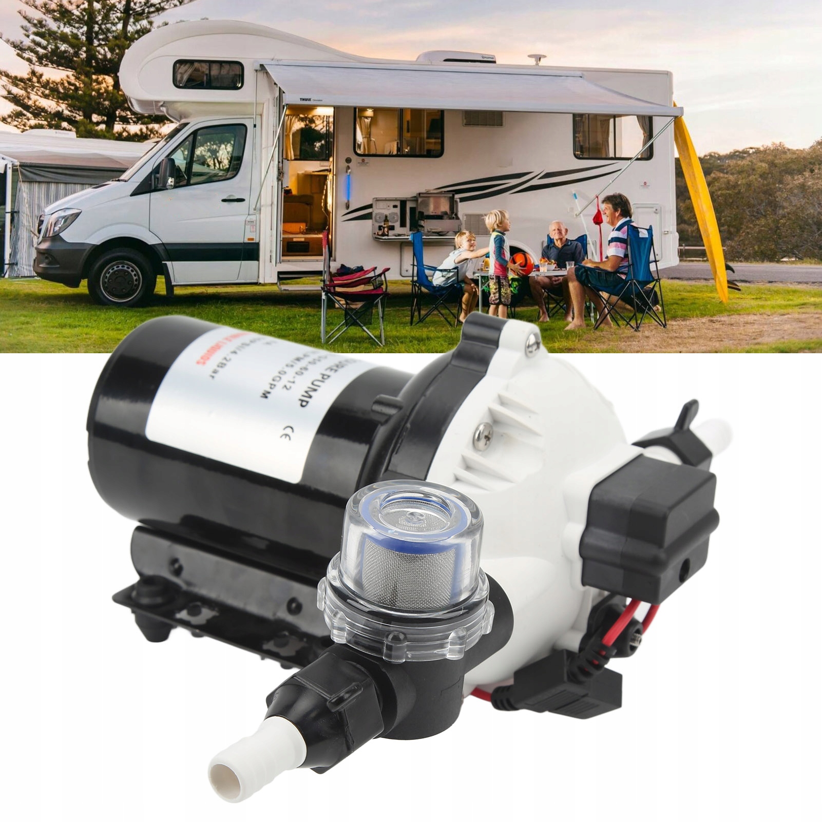 POMPA MEMBRANOWA CIŚNIENIOWA 12VDC 18,9LPM Marka inny