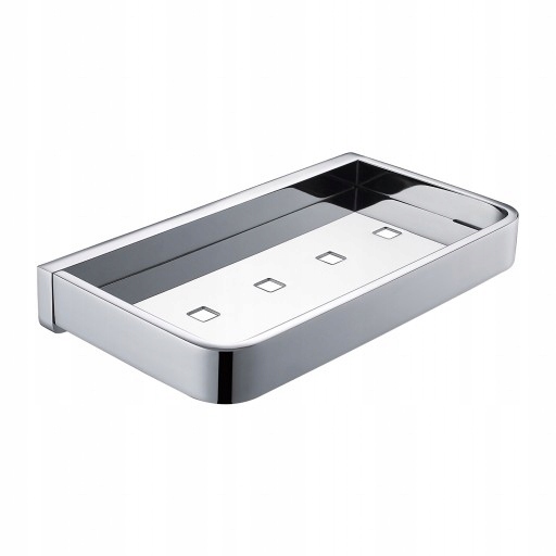 

Koszyk Prysznicowy Ścienny Mosiężny Chrom 20CM