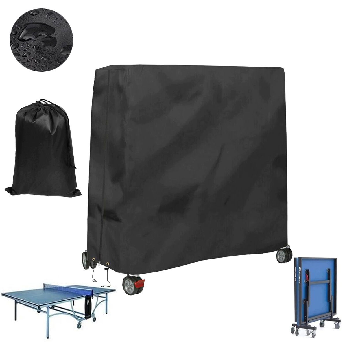 Pokrowiec Na Stół Do Tenisa Stołowego Sponeta Ping-ponga 165 x 70 x 185 cm