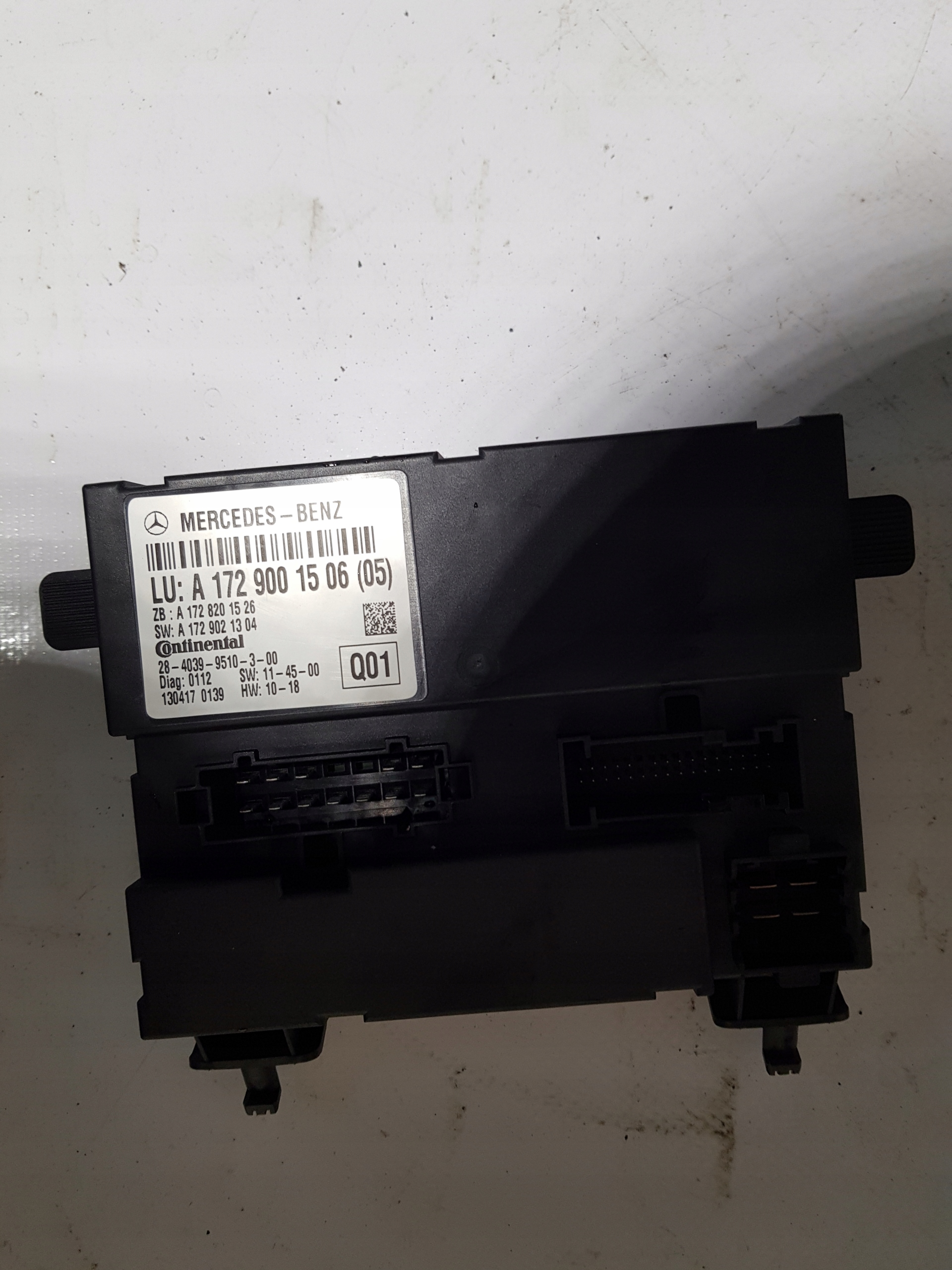 MERCEDES SLK R172 SLC W172 module control unit roofs A1729001506