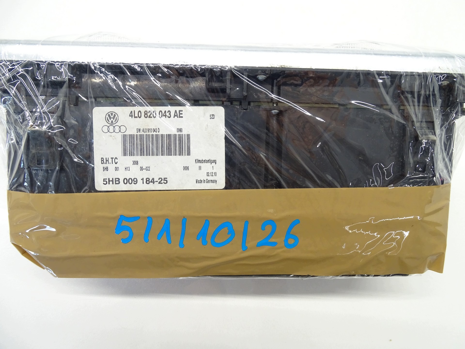 commande de climatisation alimentation d'air sièges AUDI Q7 4L LIFT 4L0820043AE