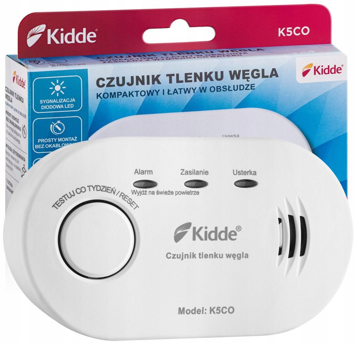 Detektor oxidu uhelnatého Kidde K5CO