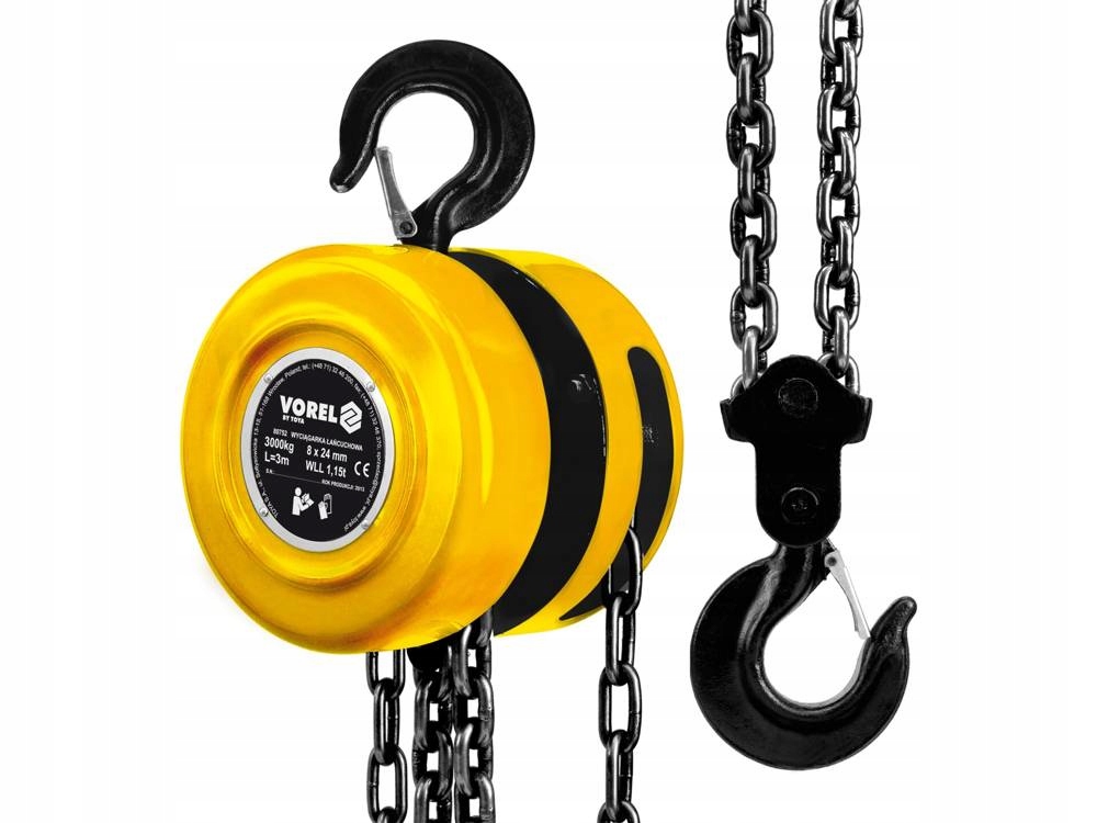 

Vorel Wyciągarka Łańcuchowa 3000 Kg 80753