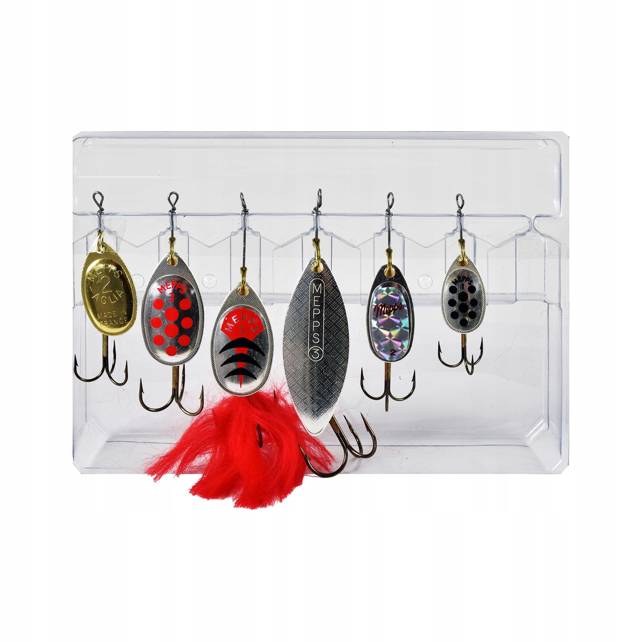 Zestaw błystek Mepps Predator Drapieżnik 6szt.