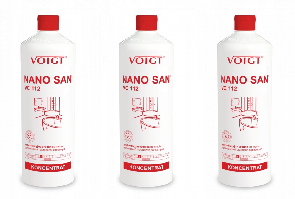 

Voigt Nano-san VC112, do mycia łazienek, 1 litr x3