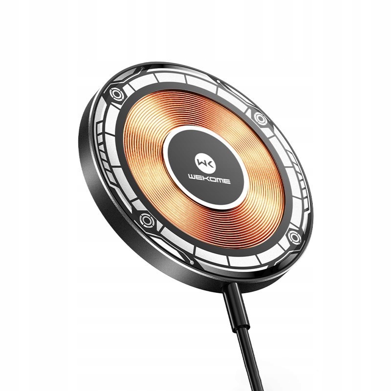 Wekome WP-U99 Vanguard Series Ładowarka indukcyjna MagSafe 15W (Czarny)