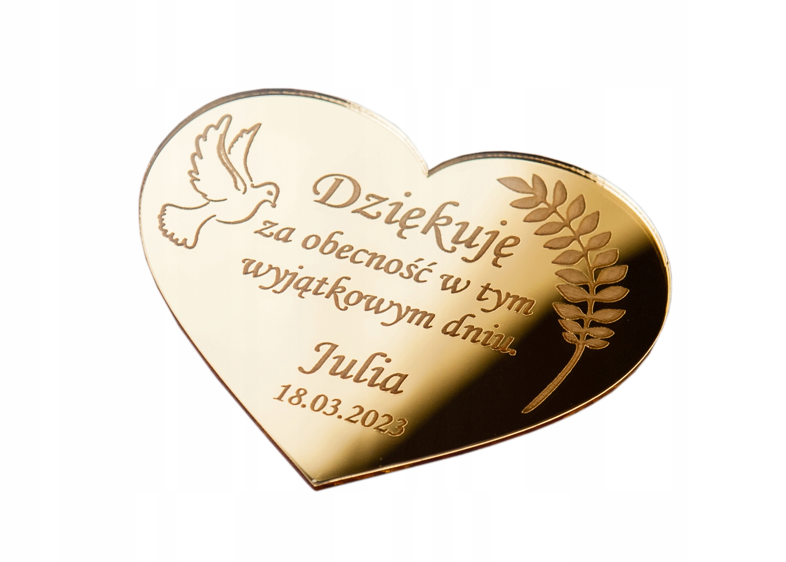 Magnes na lodówkę dla gości upominek z woreczkiem MCZ-3