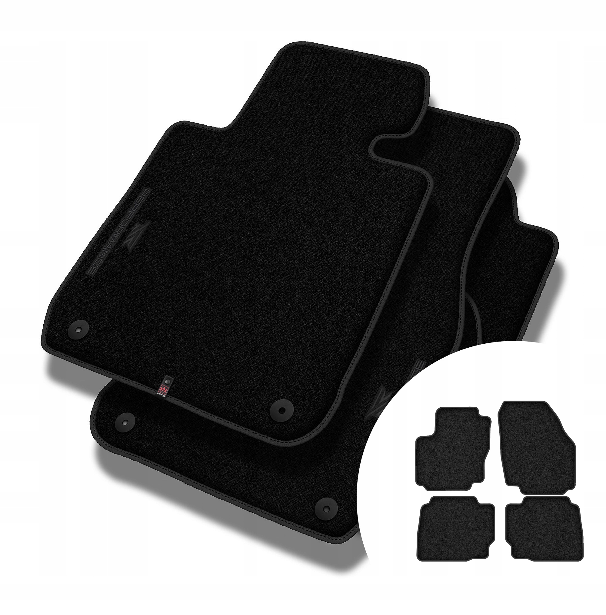 Velúrové koberčeky Performance Premium pre Ford Mondeo IV 2007-2014