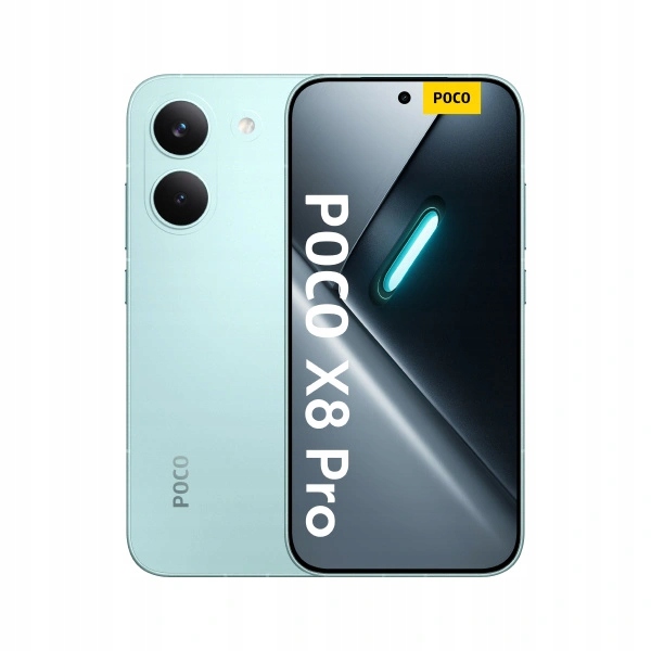 Smartfon Poco X8 Pro 12+512 Gb 5G zielony 6,59" Amoled 120 Hz 6500 mAh