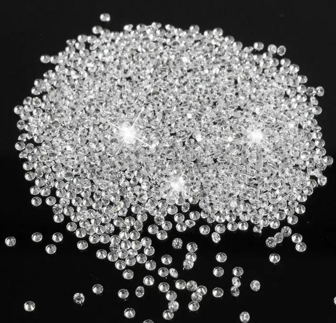 Skutečné Zirkony Křišťály Malé Diamanty Ozdoby Na Nehty