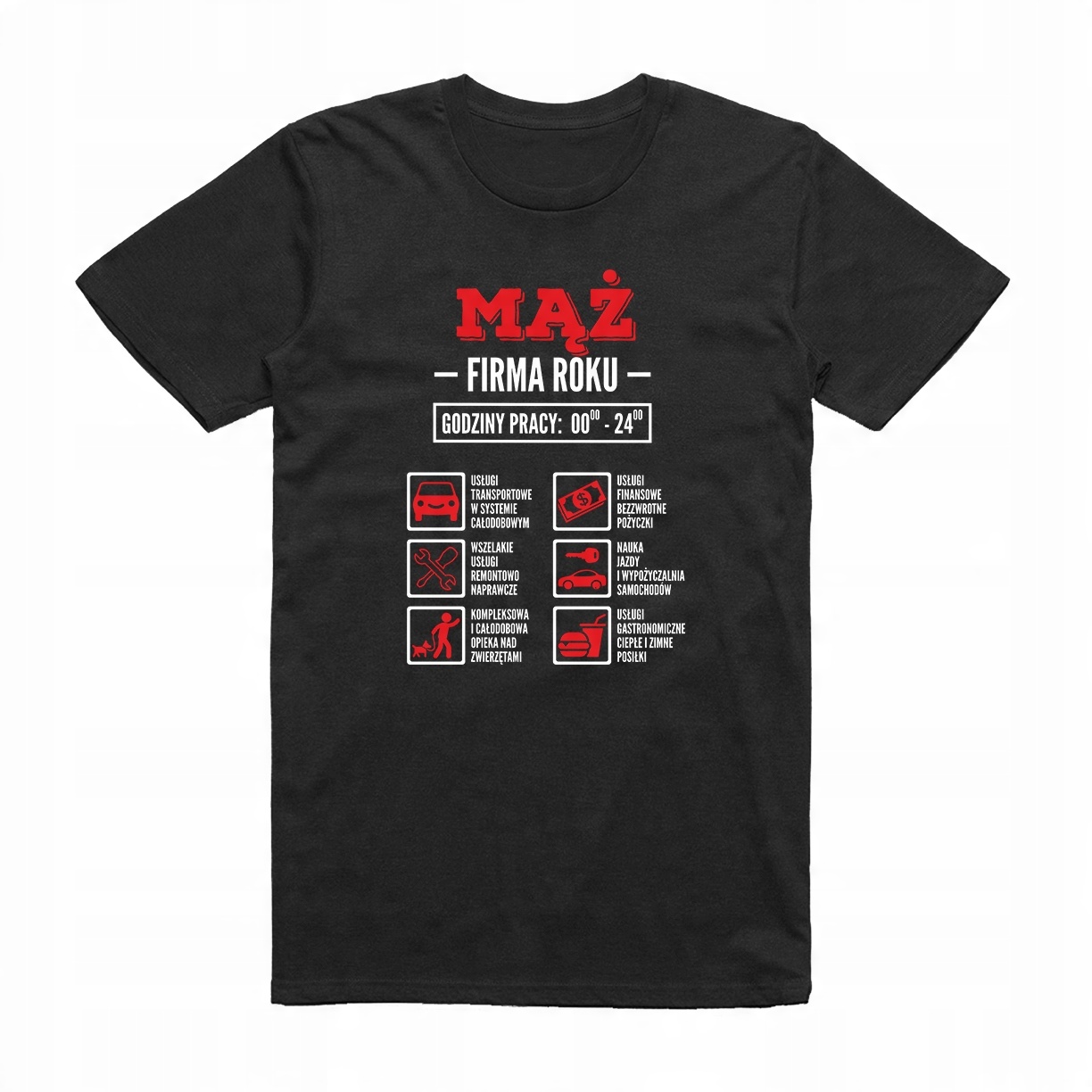 

XXL - Koszulka T-shirt Mąż Firma Dla Męża Prezent