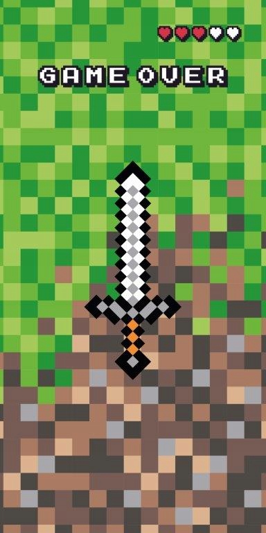 

Ręcznik Kąpielowy Plażowy 70x140 Pixel Gamer