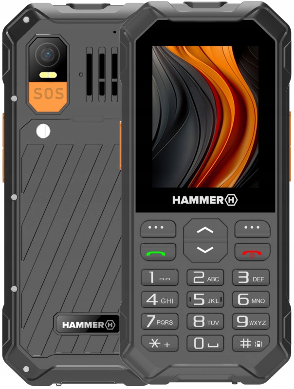 Telefon komórkowy Hammer 6 Lte 48/128MB 2,4" 2500 mAh IP68