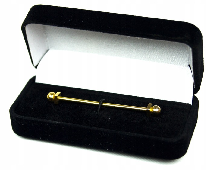 Szpilka do kołnierzyka Pin collar Bar Kwadrat Materiał stal