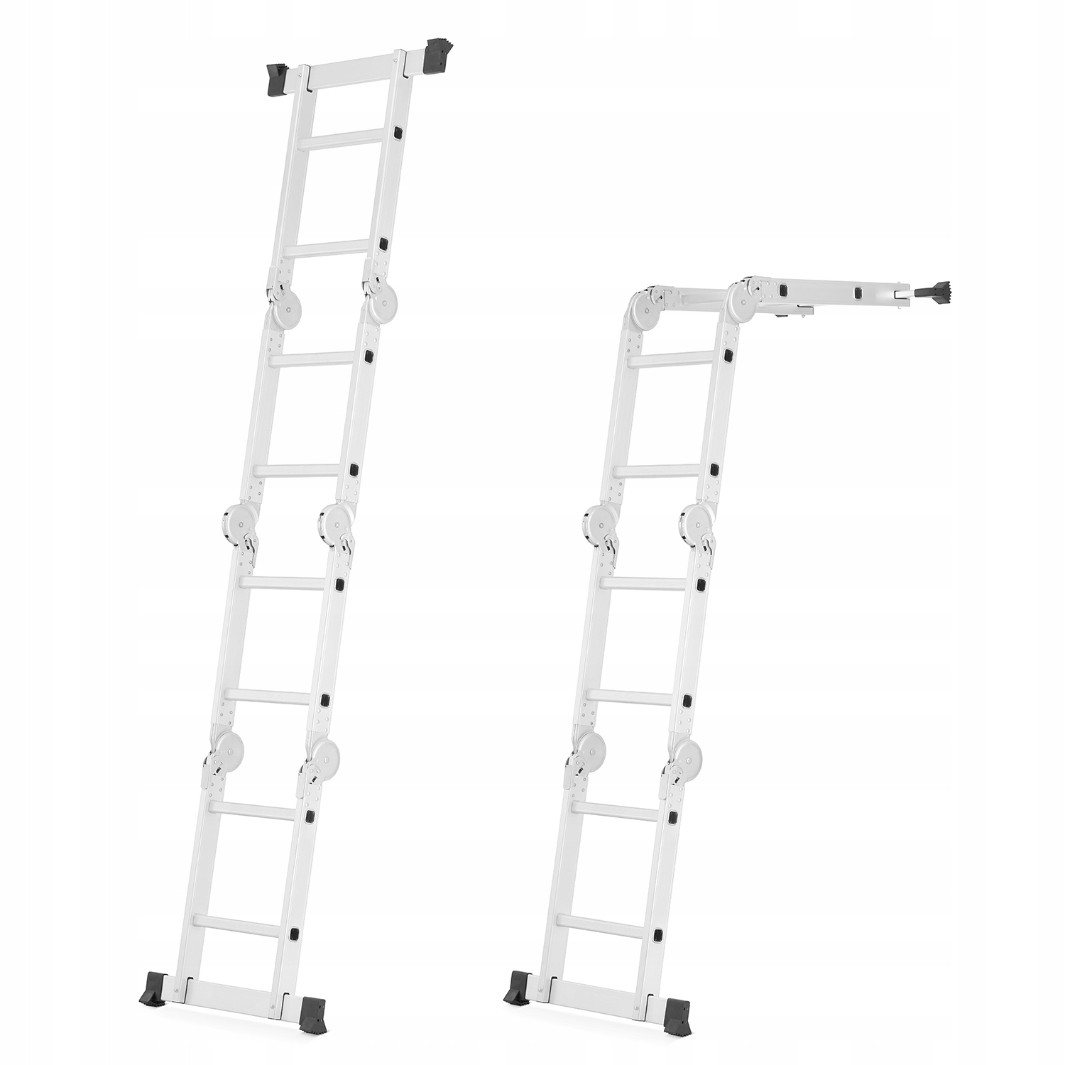 Drabina aluminiowa przegubowa SKŁADANA wielofunkcyjna 4x2 HIGHER + podest — 24
