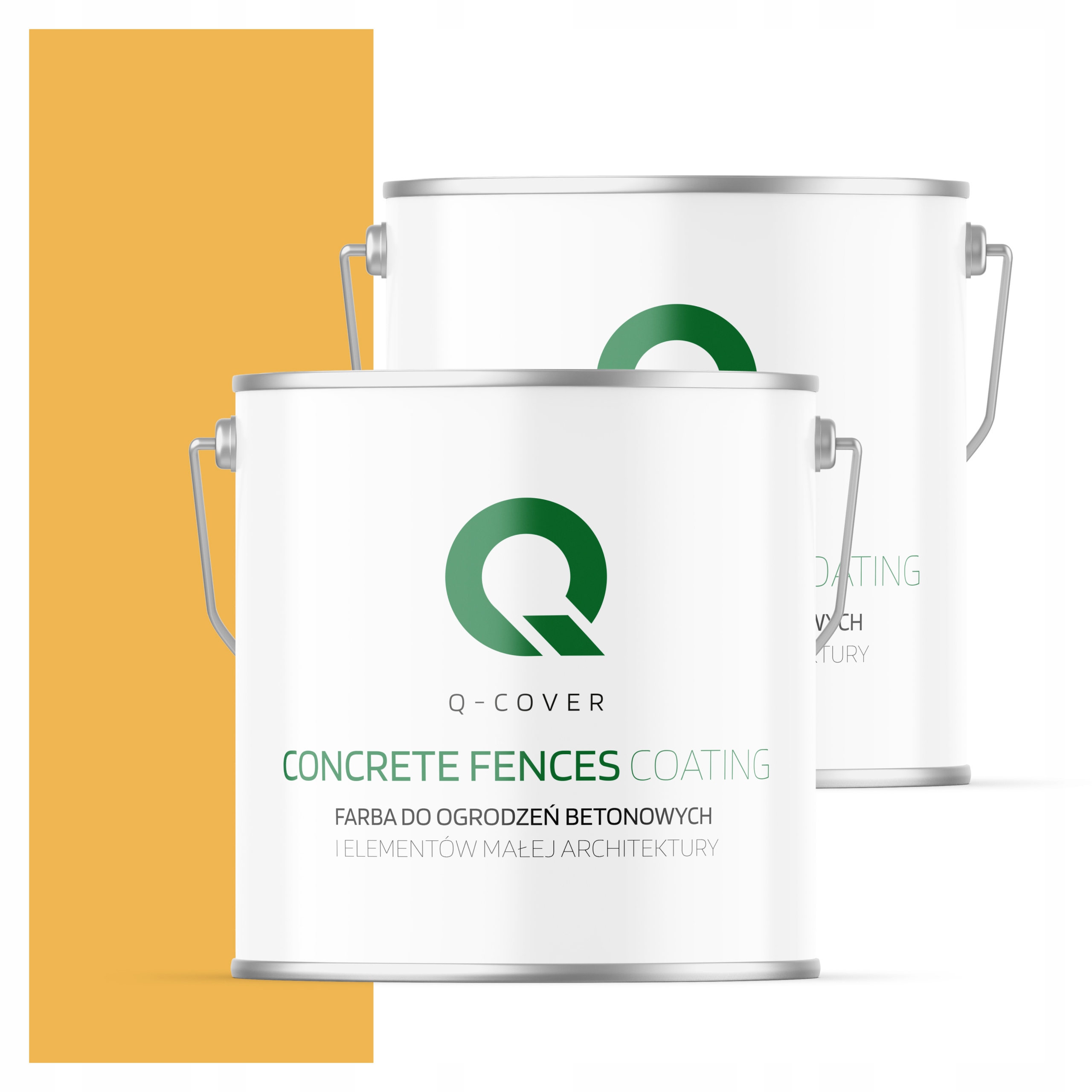 Farba Na Maľovanie Plotov A Betónových Kvetináčov Žltá Intenzívna 5 L