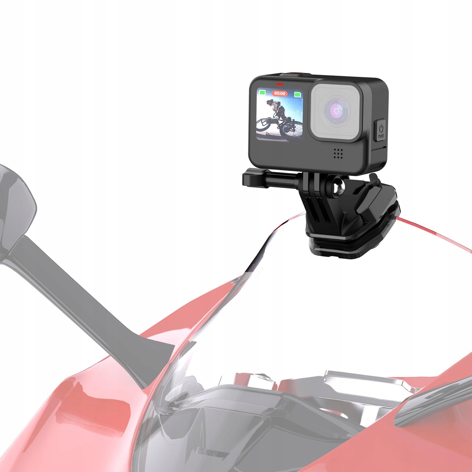 PULUZ Uchwyt Motocyklowy Do Kamer GoPro DJI Insta360 Aluminiumowy