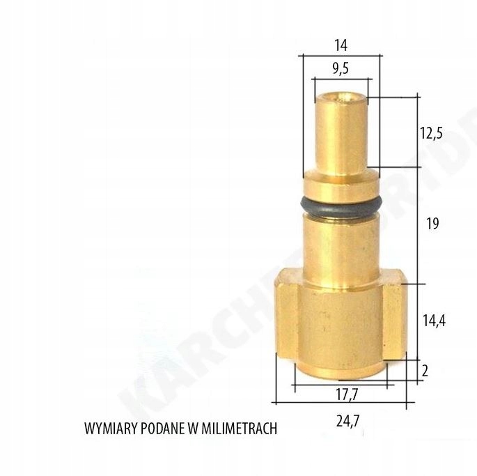 LANCA KĄTOWA DYSZA DO PODWOZI DO LAVOR PARKSIDE Marka Espero