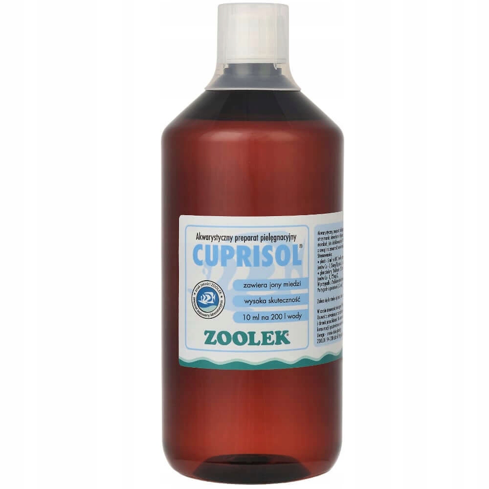 

Zoolek Cuprisol 1000ml na pleśń i oodinozę